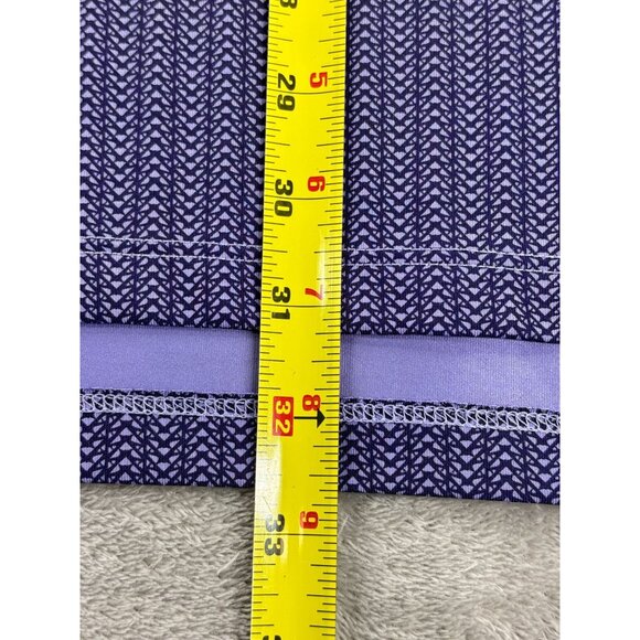 Greyson Polo Shirt Mens Purple Patterned Size L Golf Performance - Picture 8 of 10